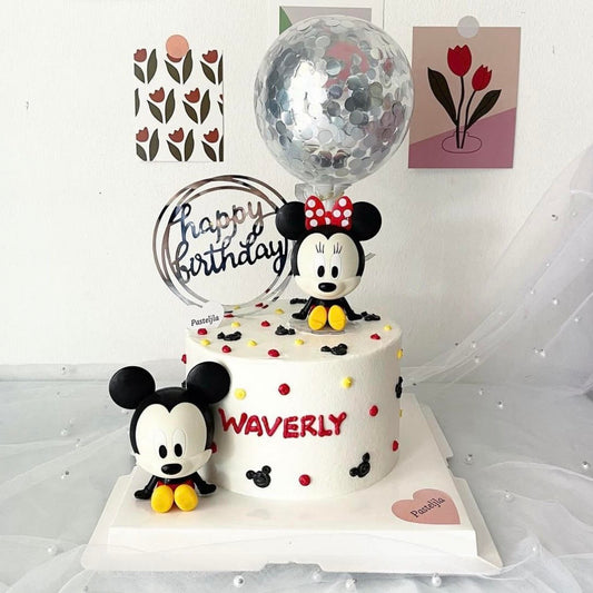 Mickey and Minnie Cake