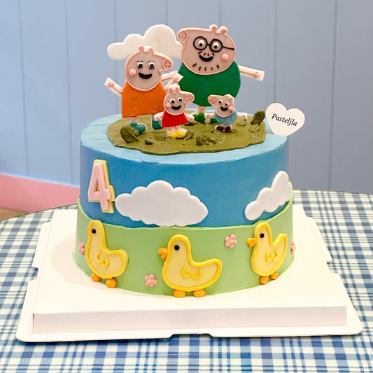 Peppa pig cake