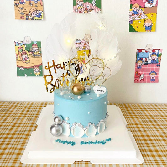 Blue Crown Cake