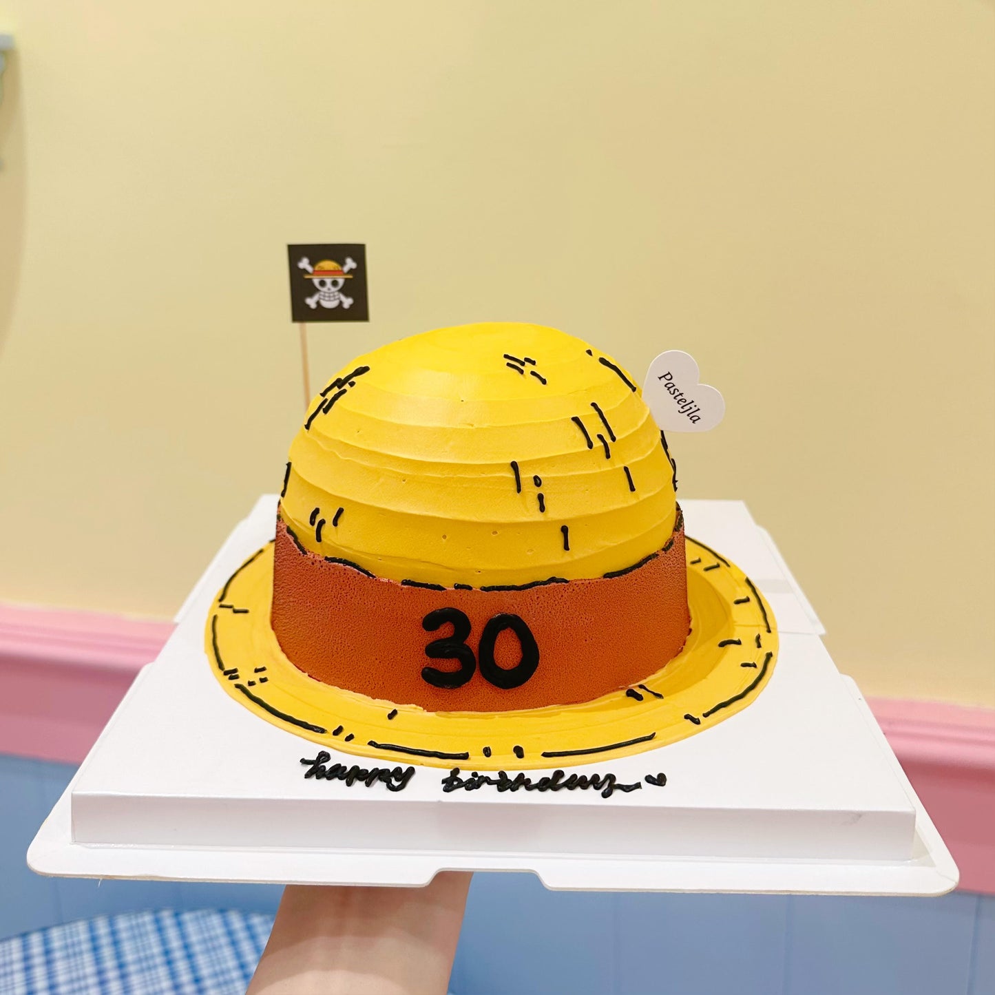 One piece hat cake