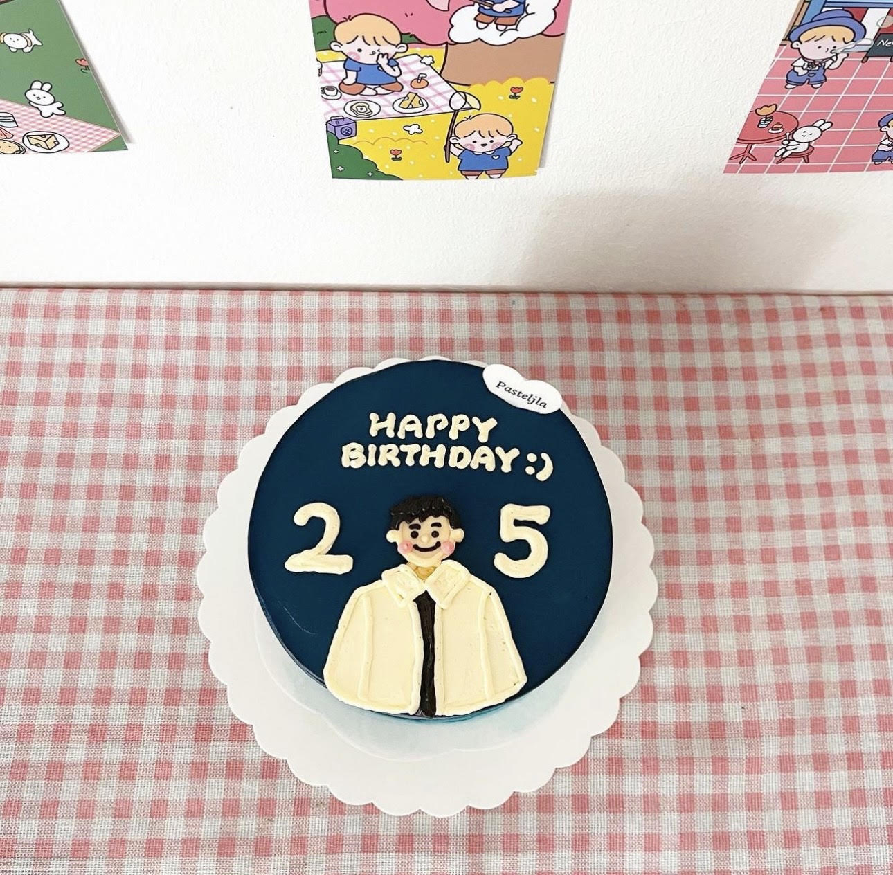 Korean Style Boy Cake