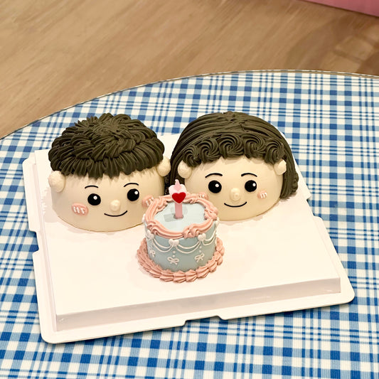 Boy and girl cake