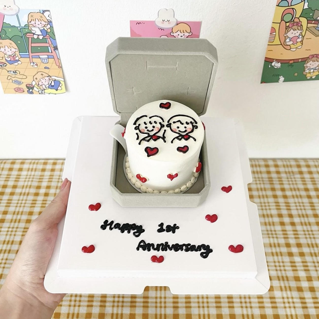 Couple Ring Cake