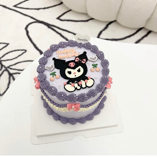 Hand Drawn Kuromi Cake