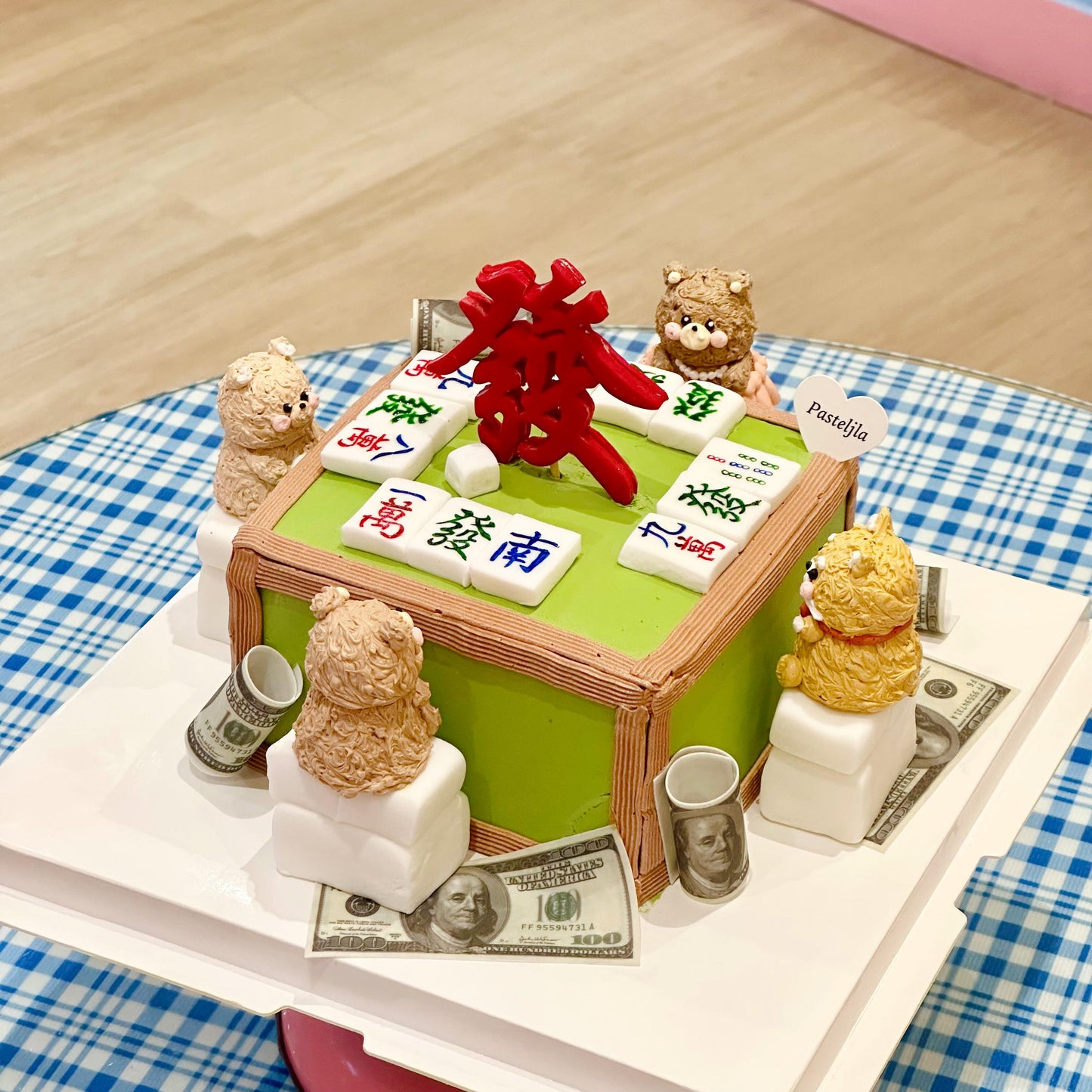 Mahjong cake