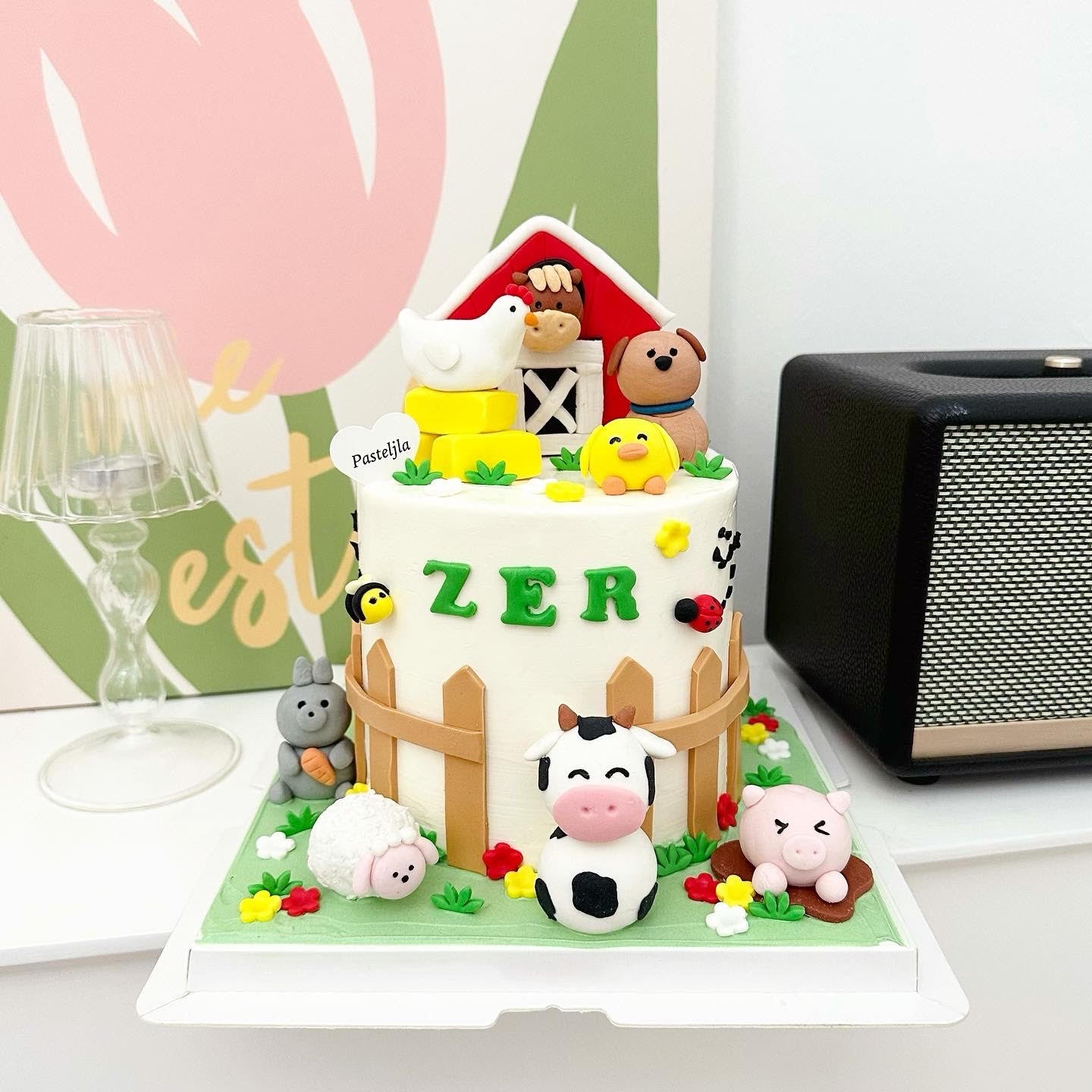 Farm Theme Cake