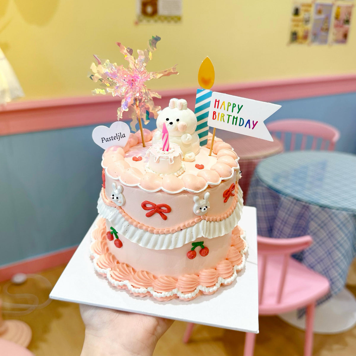 Pink Bunny Cake – Pasteljla