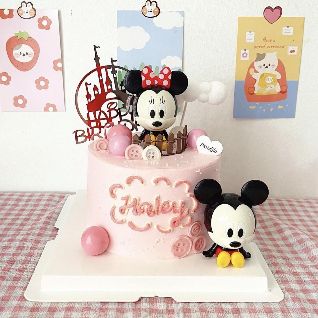 Minnie and Mickey Cake