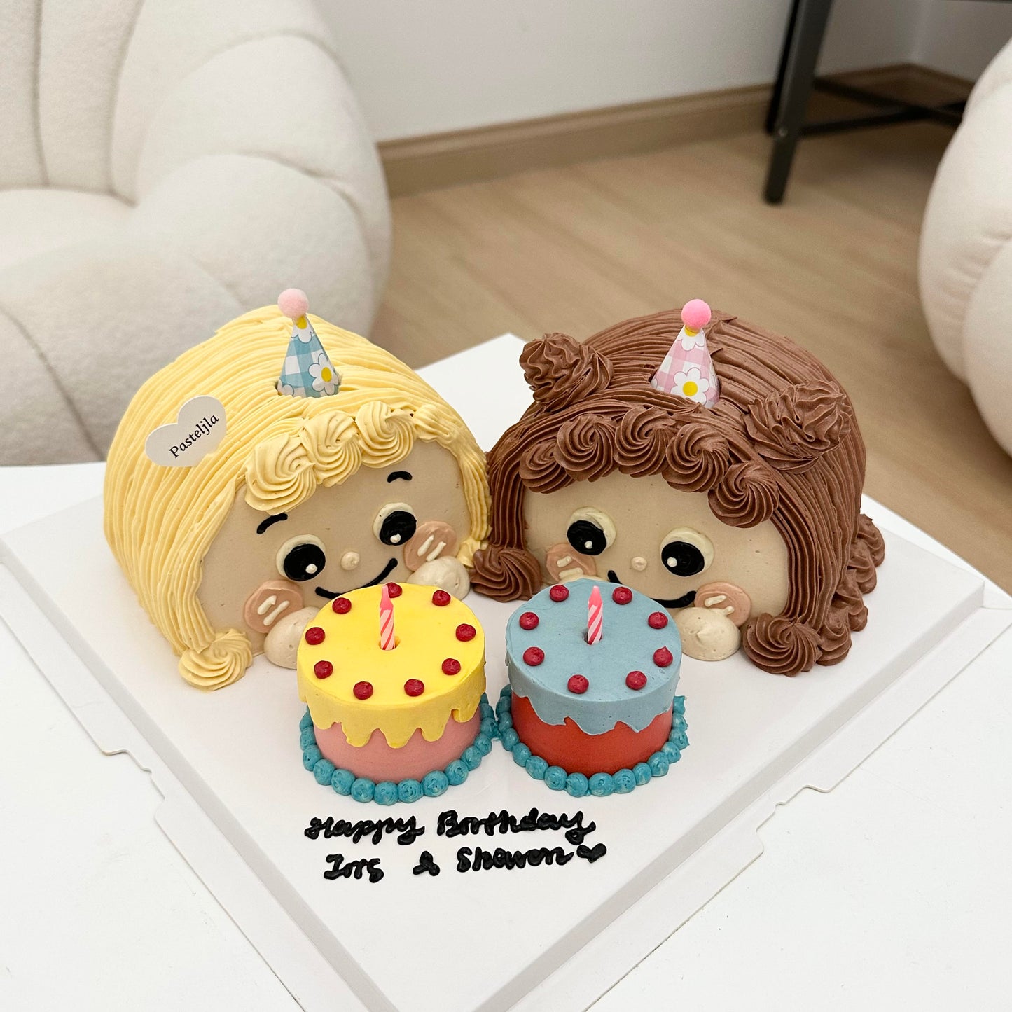 Two Girls Cake
