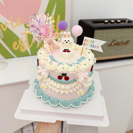 Pastel Rabbit Cake