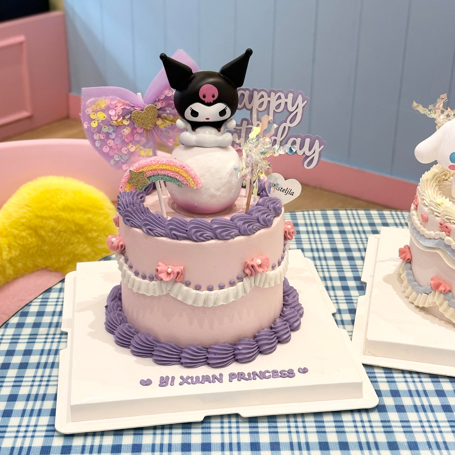 Purple kuromi cake