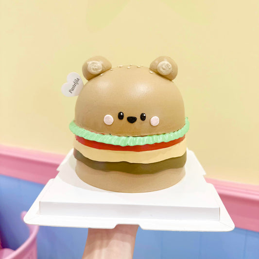 Bear burger cake