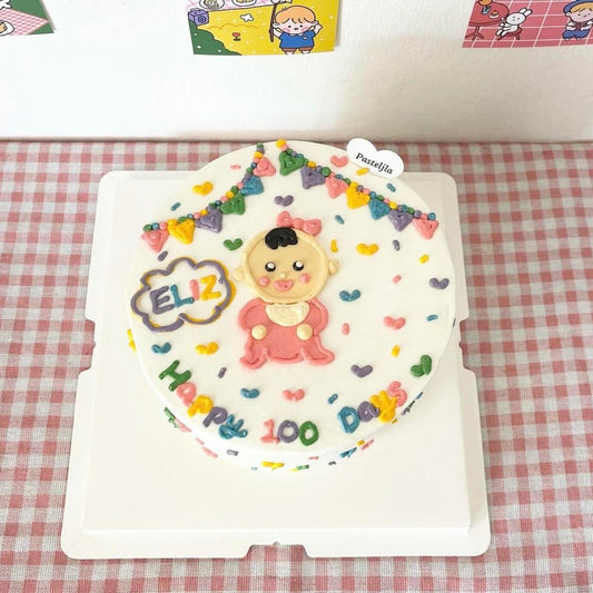 Baby Girl Cake