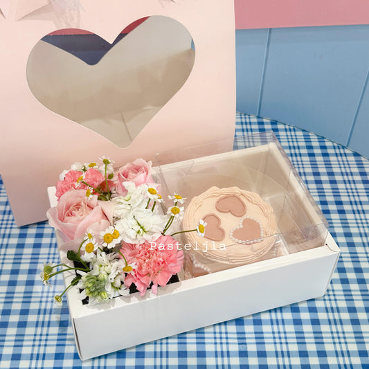 Fresh Floral Cake Box