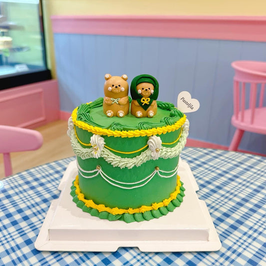 Hari Raya Bear Cake