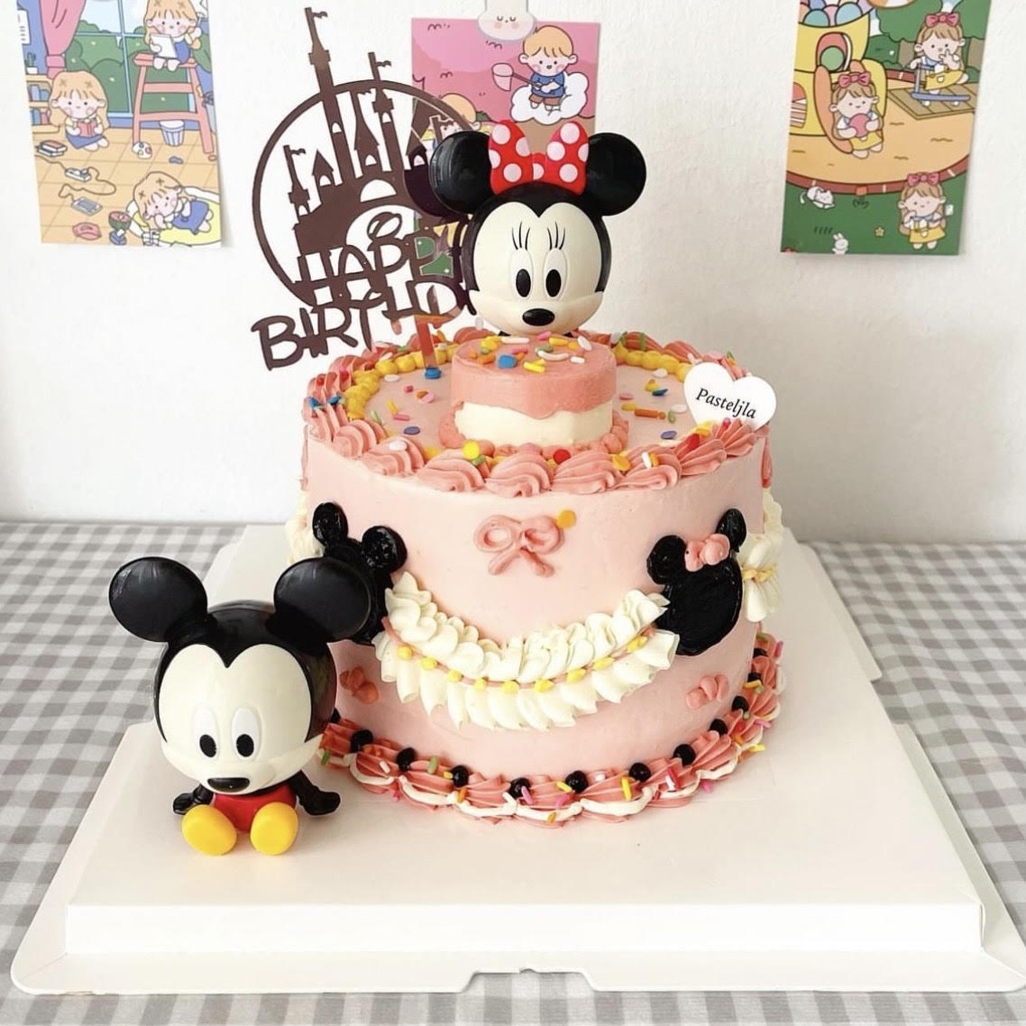 Minnie and Mickey Cake