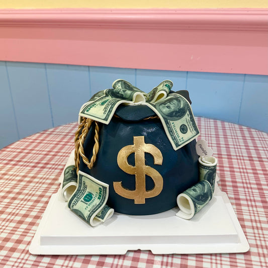 Money Bag Cake