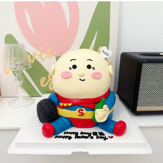 Superman Papa Cake