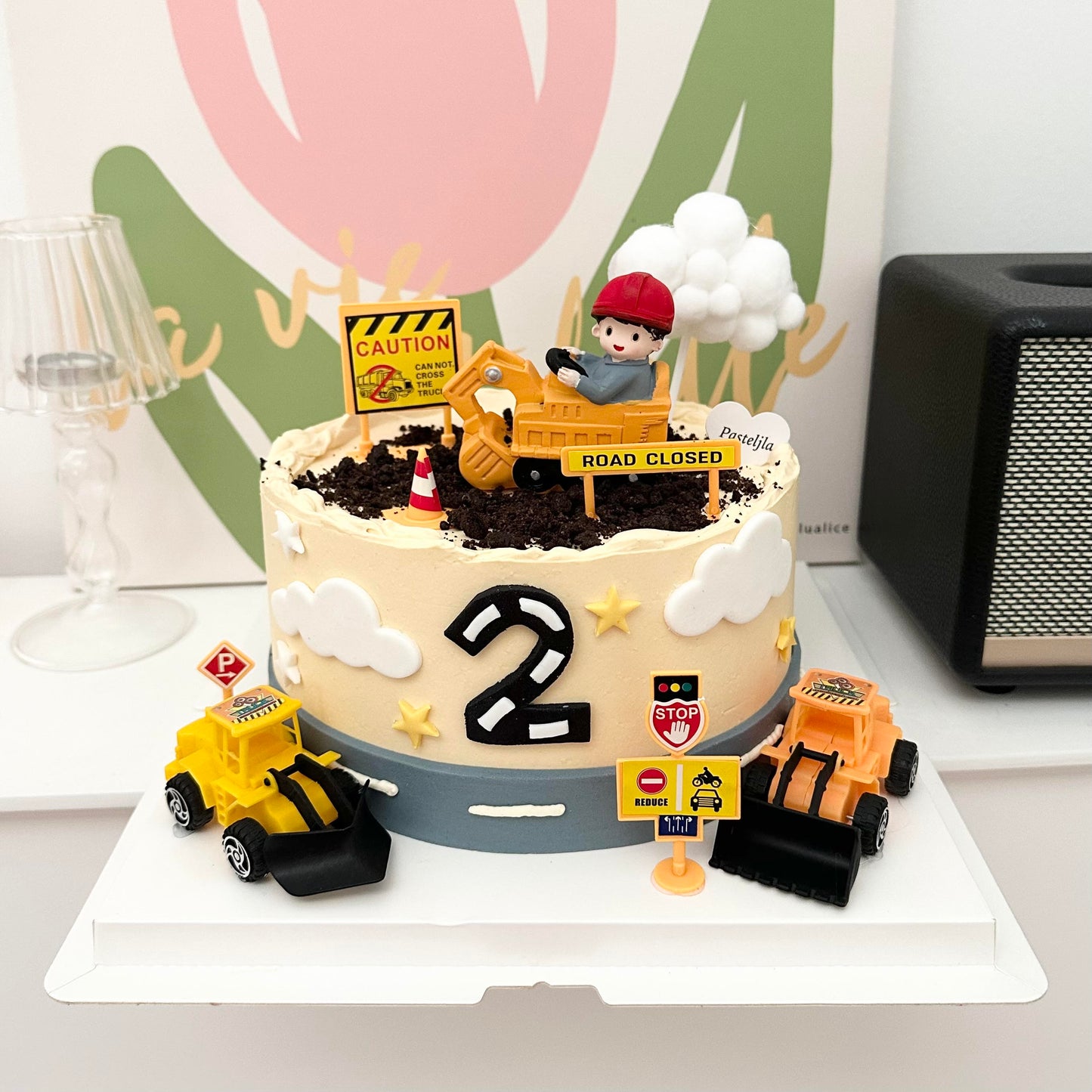 Construction Theme Cake