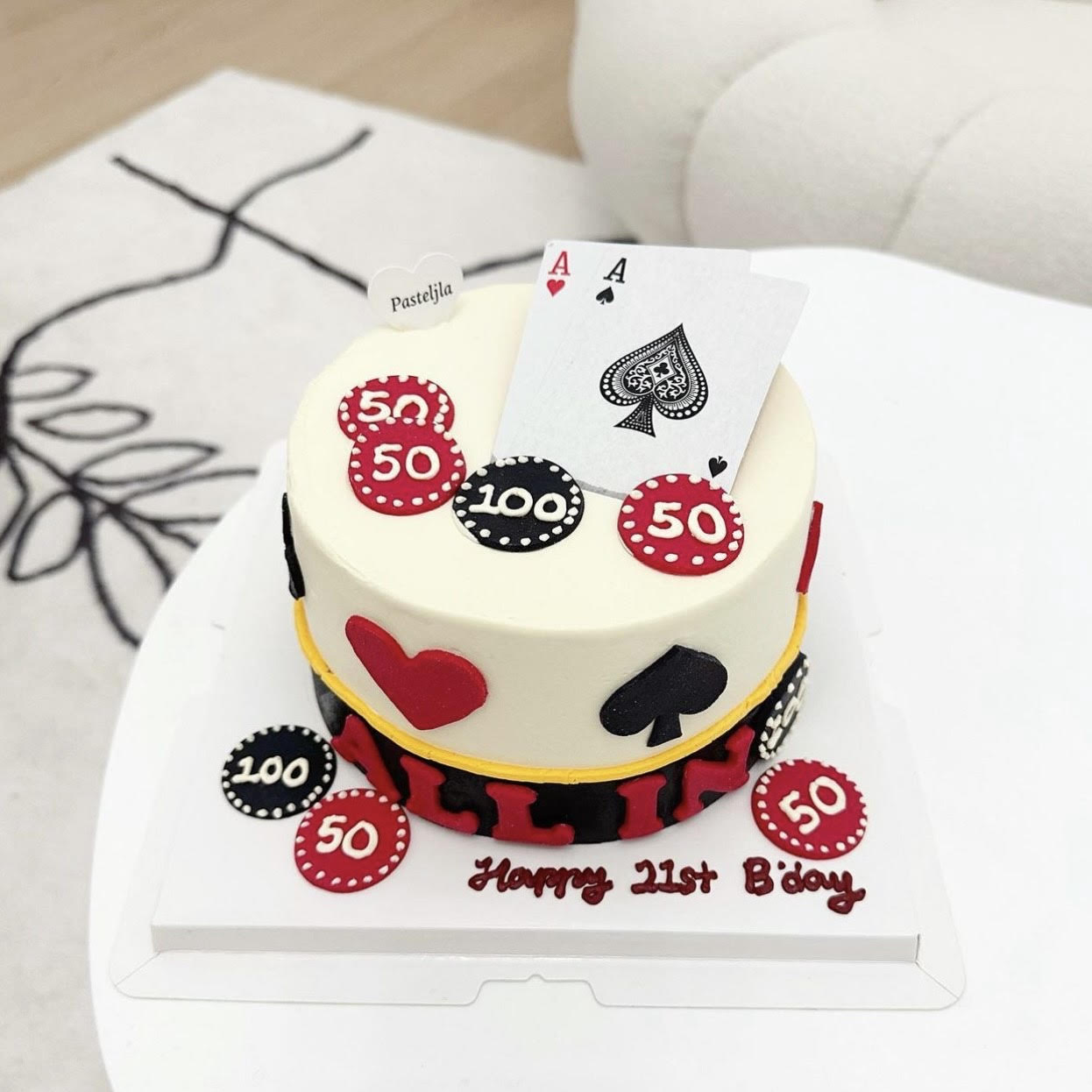 Poker Cake