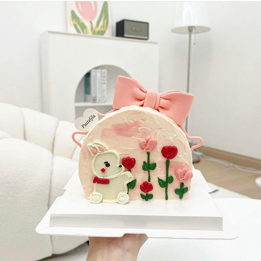 Semi Circle Rabbit Cake