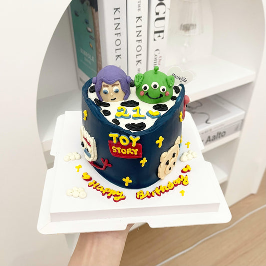 Heart Shape Toy Story Cake