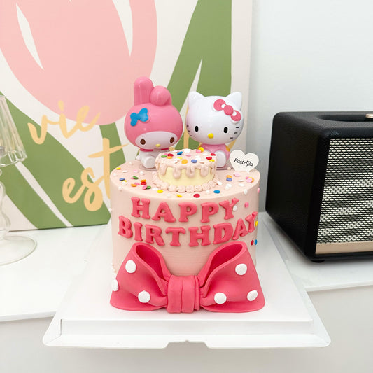 Melody and Hello Kitty Cake