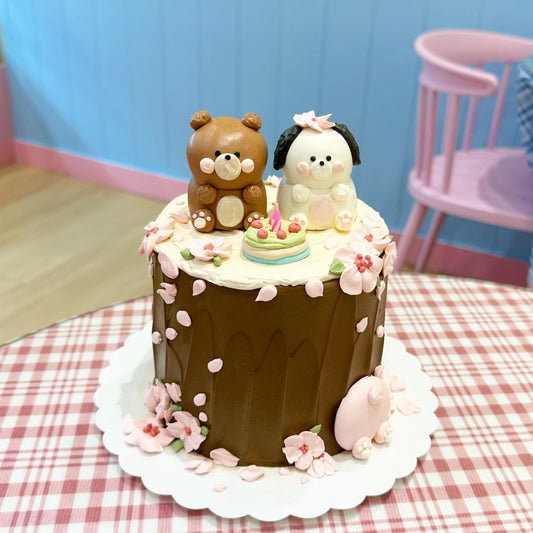 Sakura Animal Cake