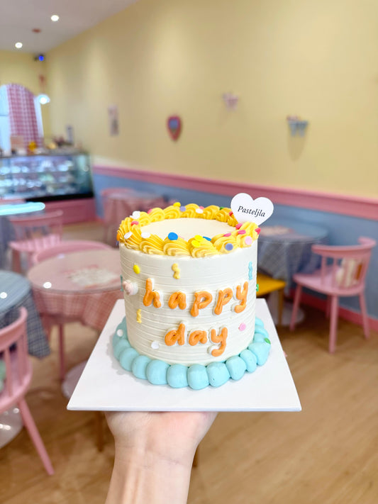 Colorful Happy Cake