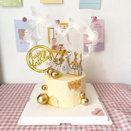 Gold Crown Cake