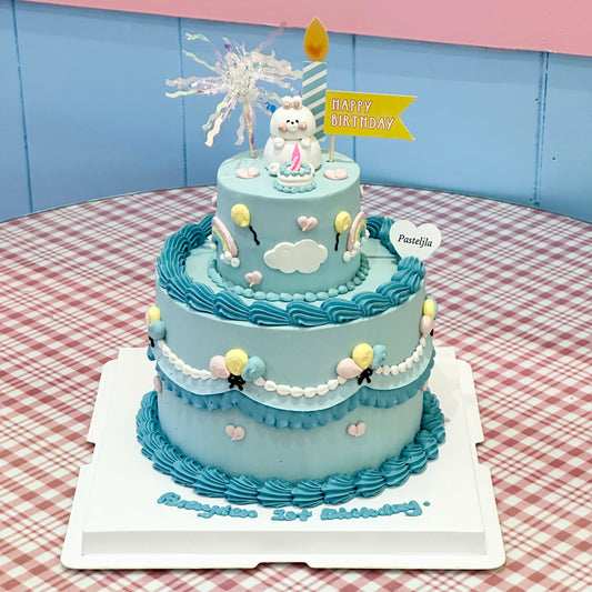 Two tier Rabbit cake