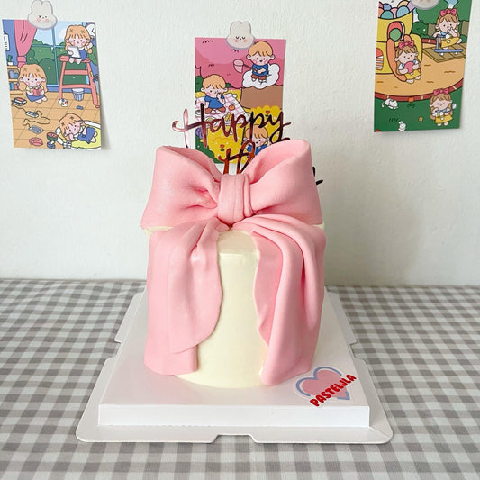 Pink Ribbon Cake