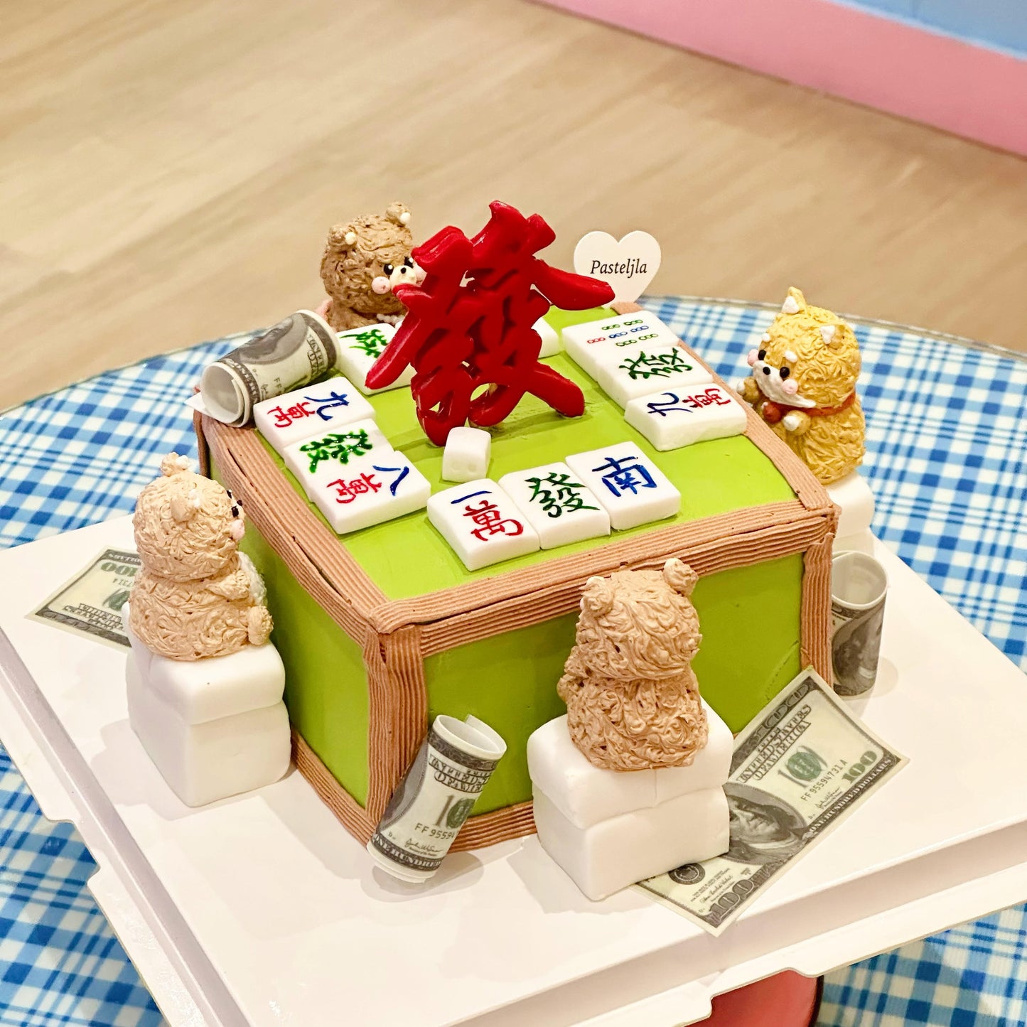 Mahjong cake